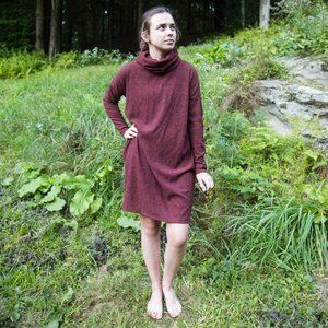 Emetla Sweater Dress with POCKETS